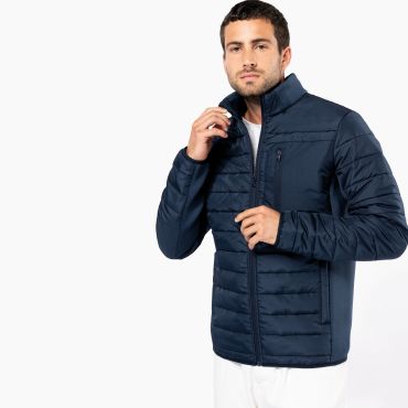 Chaqueta acolchada combinada hombre K6171