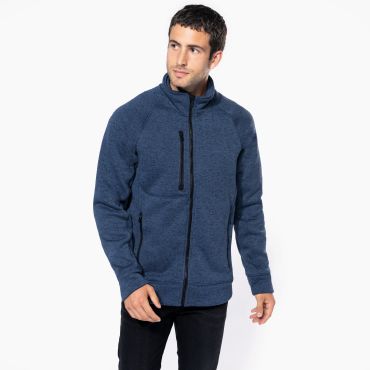 Chaqueta de punto jaspeada hombre K9106