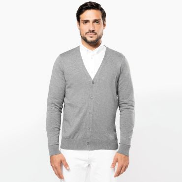 Cardigan de punto algodón Supima hombre PK902