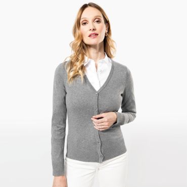 Cardigan de punto algodón Supima mujer PK903