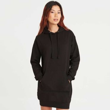 Sudadera extralarga con capucha mujer Hoodie Dress JH015