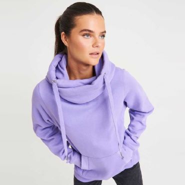 Sudadera con capucha mujer Cross Neck JH021