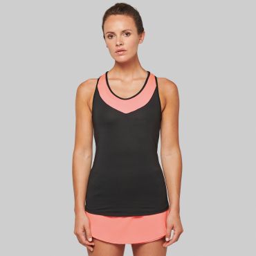 Camiseta deportiva sin mangas mujer PA4031