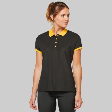 Polo deportivo piqué mujer PA490