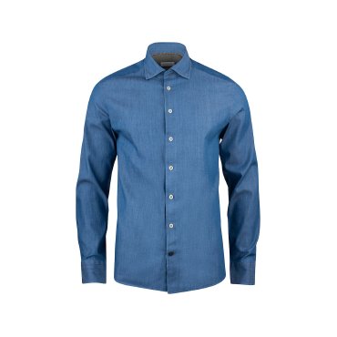 Camisa de manga larga regular hombre Indigo Bow 130