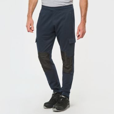 Pantalón cargo de felpa sostenible hombre WK710