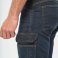 Bermuda de trabajo denim multibolsillos hombre WK715. .