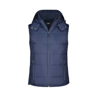 Chaleco acolchado con capucha desmontable mujer Ladies' Padded Vest