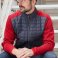 Chaqueta híbrida hombre Men's Knitted Hybrid Jacket. .