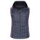 Chaleco acolchado con capucha mujer Ladies' Knitted Hybrid Vest. .