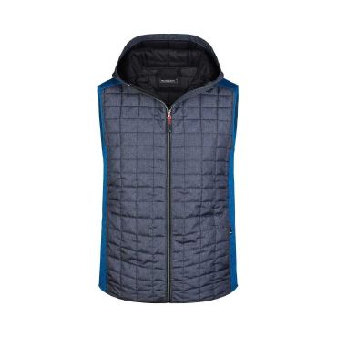 Chaleco acolchado con capucha hombre Men's Knitted Hybrid Vest