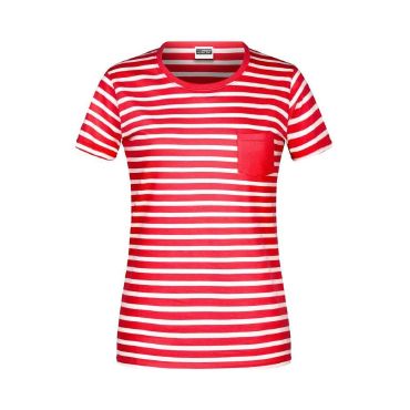 Camiseta de rayas orgánica mujer Ladies' T-Shirt Striped