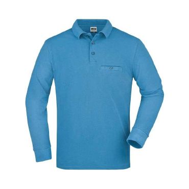 Polo de trabajo manga larga con bolsillo hombre Men's Workwear Polo Pocket Longsleeve