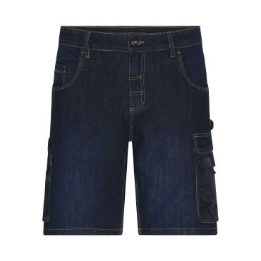 Pantalón corto de trabajo vaquero orgánico unisex Workwear Stretch Bermuda-Jeans