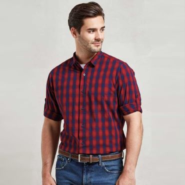 Camisa de cuadros de manga larga hombre Sidehill