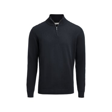 Jersey de punto orgánico unisex Ashland Halfzip