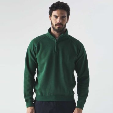 Sudadera media cremallera hombre BS330