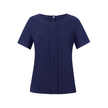 Blusa crêpe de China manga corta mujer Verona