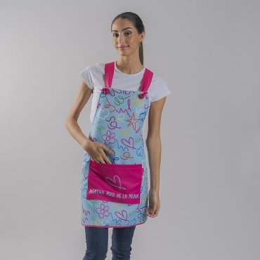 Casulla escolar estampada unisex Agatha