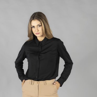 Camisa interlock manga larga mujer Cerdera