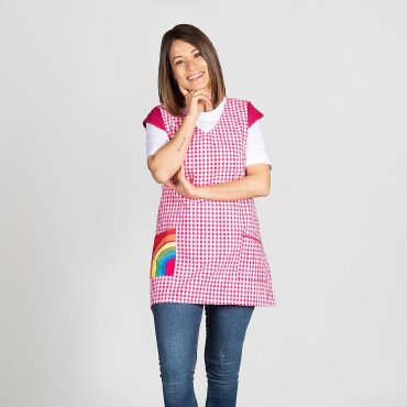 Casulla escolar estampada unisex Arcoiris