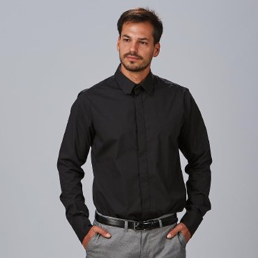 Camisa manga larga slim fit hombre Simone