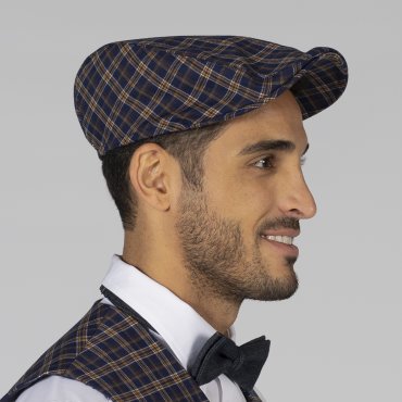 Gorra gatsby estampada Welsh