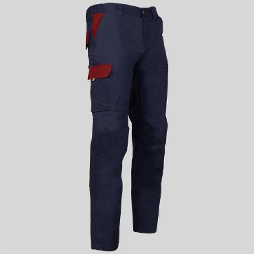 Pantalón multibolsillos elástico unisex Arce