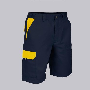 Bermuda multibolsillos elástica unisex Arce