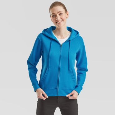 Sudadera con capucha y cremallera mujer 62-118-0 Lady-Fit