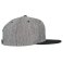 Gorra visera plana melange 6089MS. .