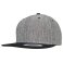 Gorra visera plana melange 6089MS. .