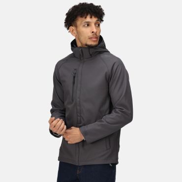 Chaqueta softshell capucha hombre TRA660 Hooded