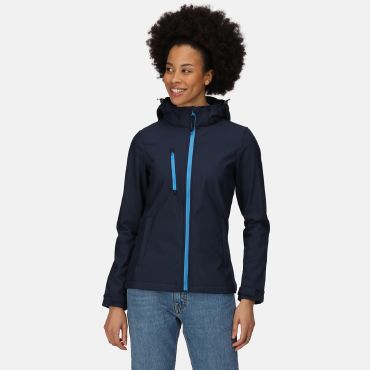 Chaqueta softshell capucha 3 capas mujer TRA702 Venturer