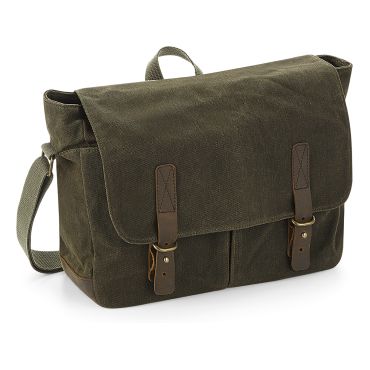 Bolso mensajero de lona encerada QD653 Messenger