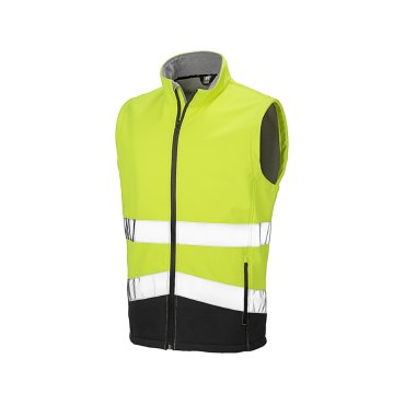 Chaleco softshell de alta visibilidad hombre R451x