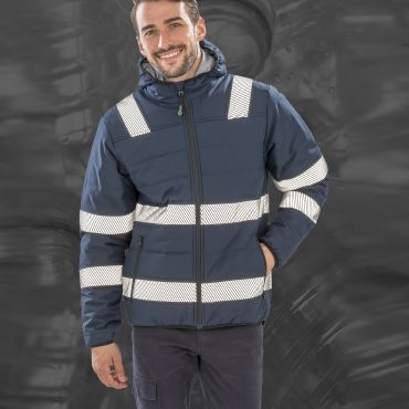 Chaqueta invierno reflectante reciclada hombre R500x