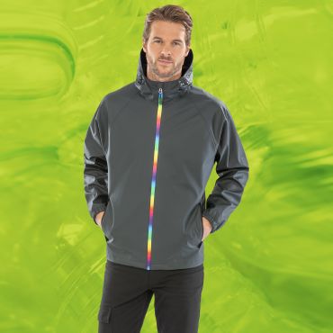 Chaqueta impermeable reciclada unisex R908x