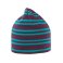 Gorro beanie a rayas reversible R354x. .