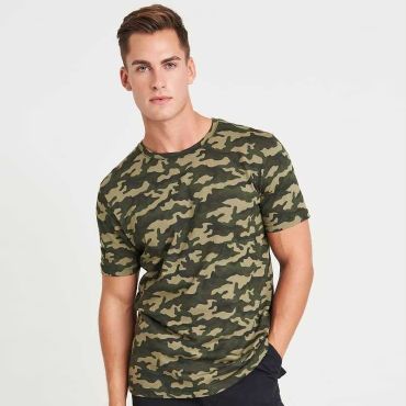 Camiseta de camuflaje unisex Camo