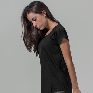 Camiseta extra larga mujer BY036