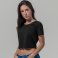 Camiseta crop mujer BY042. .