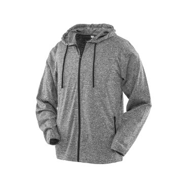 Sudadera deportiva con capucha y cremallera hombre S277m