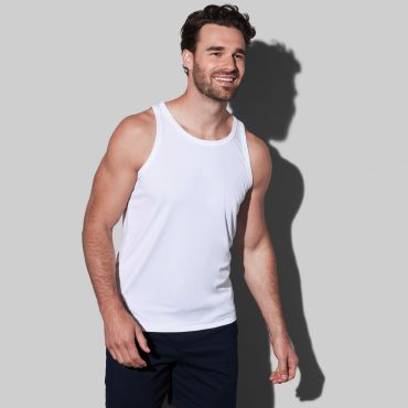 Camiseta deportiva tirantes hombre ST8010 Active sports