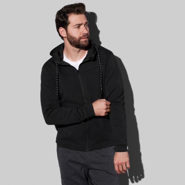 Sudadera capucha y cremallera reciclada hombre ST5840 Scuba