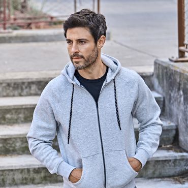 Sudadera capucha y cremallera hombre 5435 Zipper