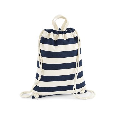 Bolsa mochila de rayas W686 Nautical