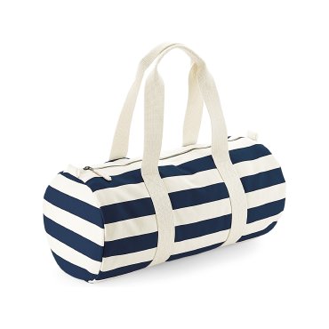 Bolso duffel de rayas W688 Nautical