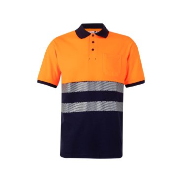 Polo alta visibilidad algodón bicolor unisex 305523