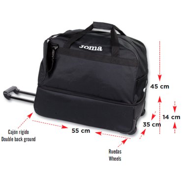 Bolsa deportiva con ruedas y zapatillero Trolley Trainning